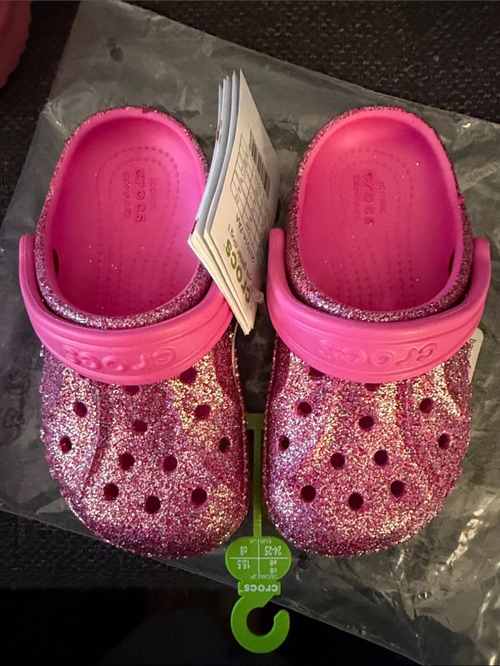 CROCS Kids Classic Clog - Pink Glitter